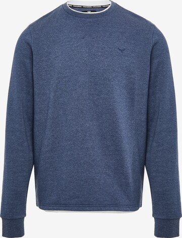 Sweat-shirt 'Kisele' Threadbare en bleu : devant