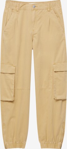 Effilé Pantalon cargo Pull&Bear en marron : devant