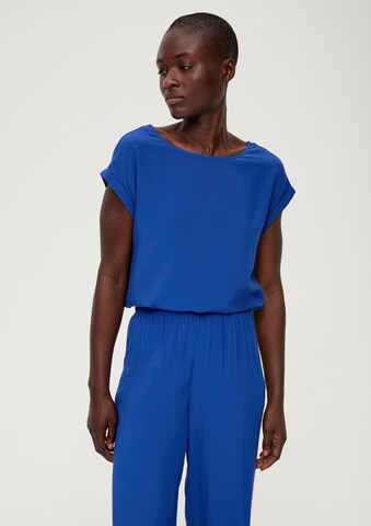 s.Oliver - Blusa em azul: frente