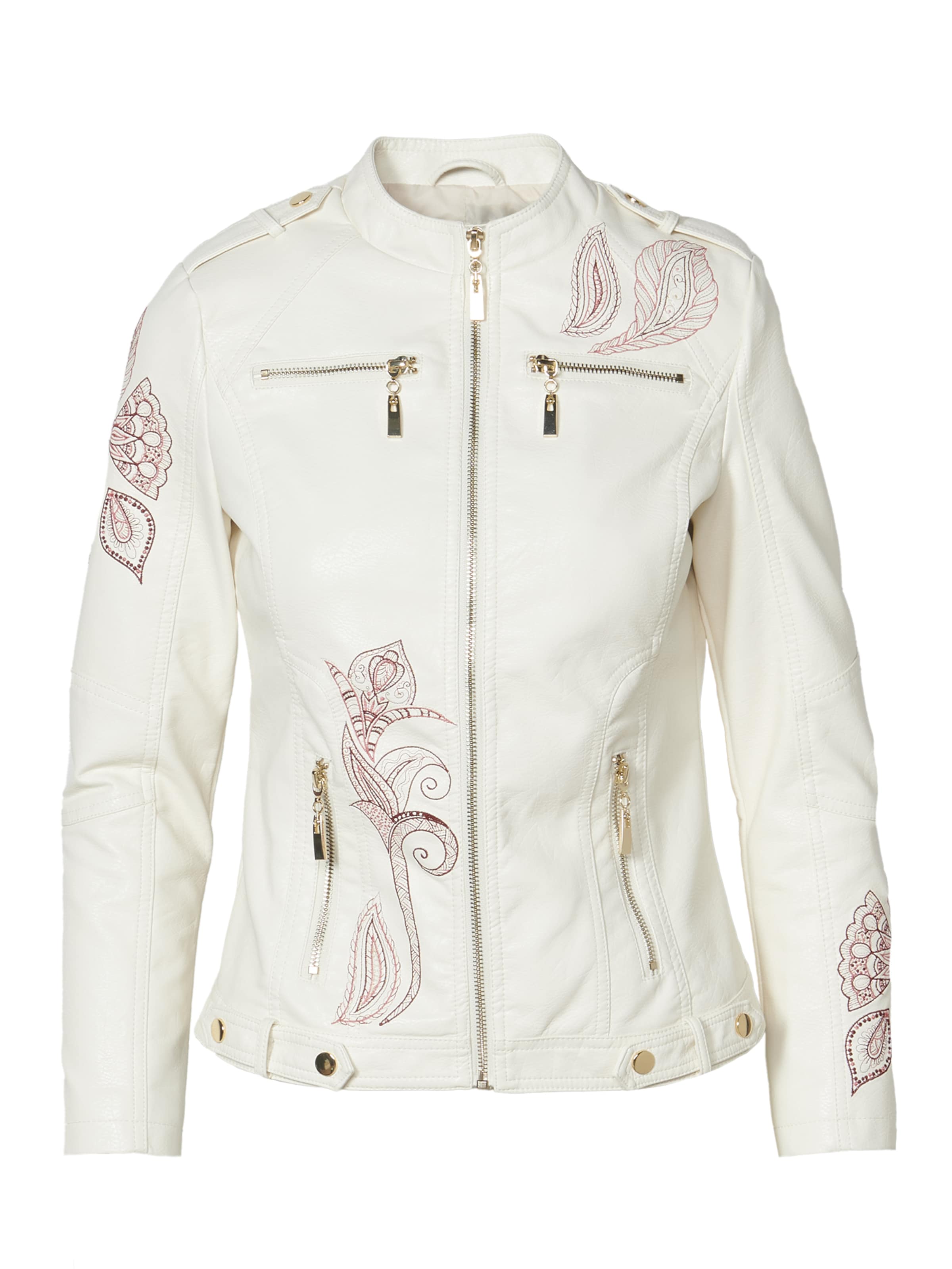 KOROSHI Kurtka przejściowa w kolorze biały: przód