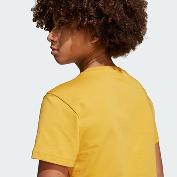 ADIDAS ORIGINALS Shirt 'Adicolor Trefoil' in Yellow