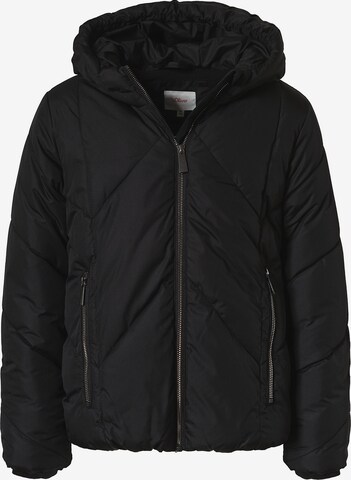 s.Oliver Jacke in Schwarz: predná strana