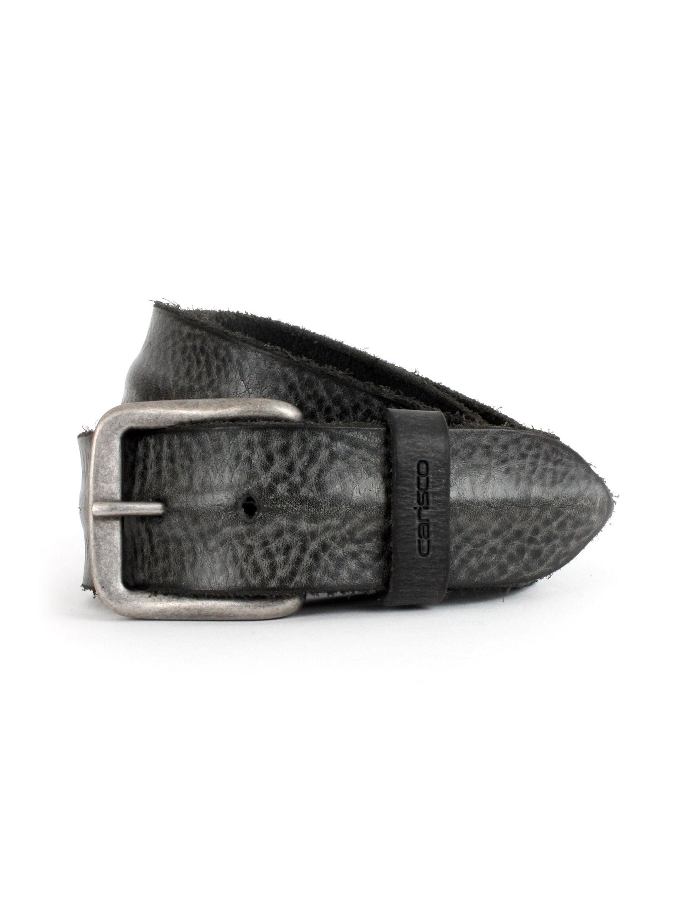 carisco Gürtel 'Jeansgürtel Gump'‌‌‌‌‌‌‌‌‌‌ in Schwarz: Vorderseite