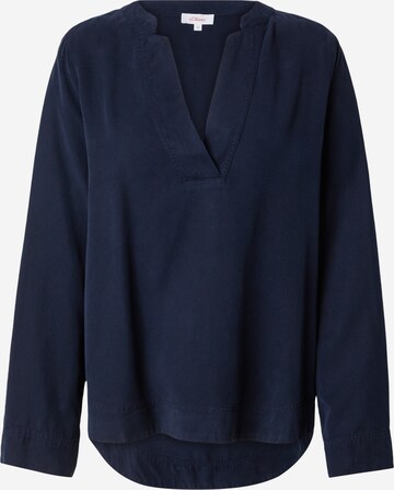 s.Oliver Blouse in Blauw: voorkant