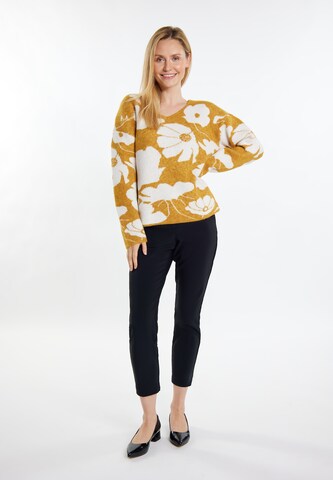 Pullover 'Lurea' di Usha in giallo