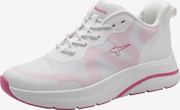 Baskets basses Tamaris en blanc : devant