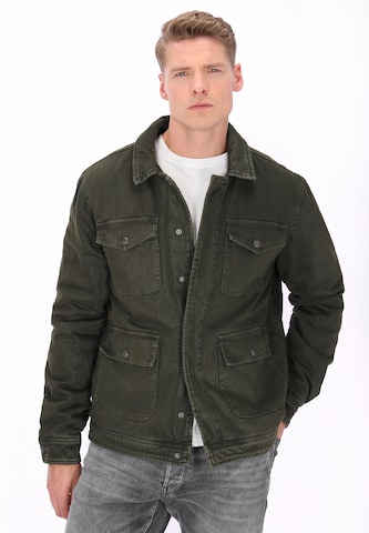 Veste mi-saison DreiMaster Vintage en vert : devant