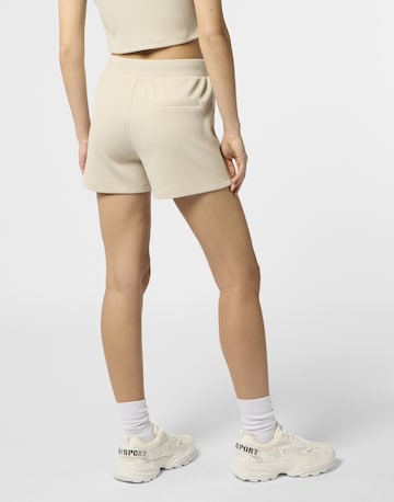 Plein Sport Loose fit Trousers in Beige