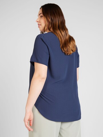 ONLY Carmakoma - Blusa 'Vica' en azul