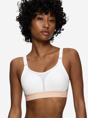 Triumph Triaction Minimiser Bra 'Extreme Lite' in White: front