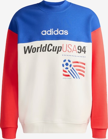 ADIDAS PERFORMANCE Sportsweatshirt in Weiß: Vorderseite