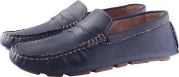 D.MoRo Shoes Classic Flats in Blue: front