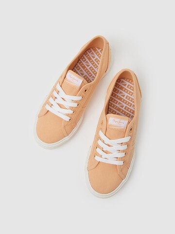 Pepe Jeans Platform trainers 'BRADY BASIC' in Orange