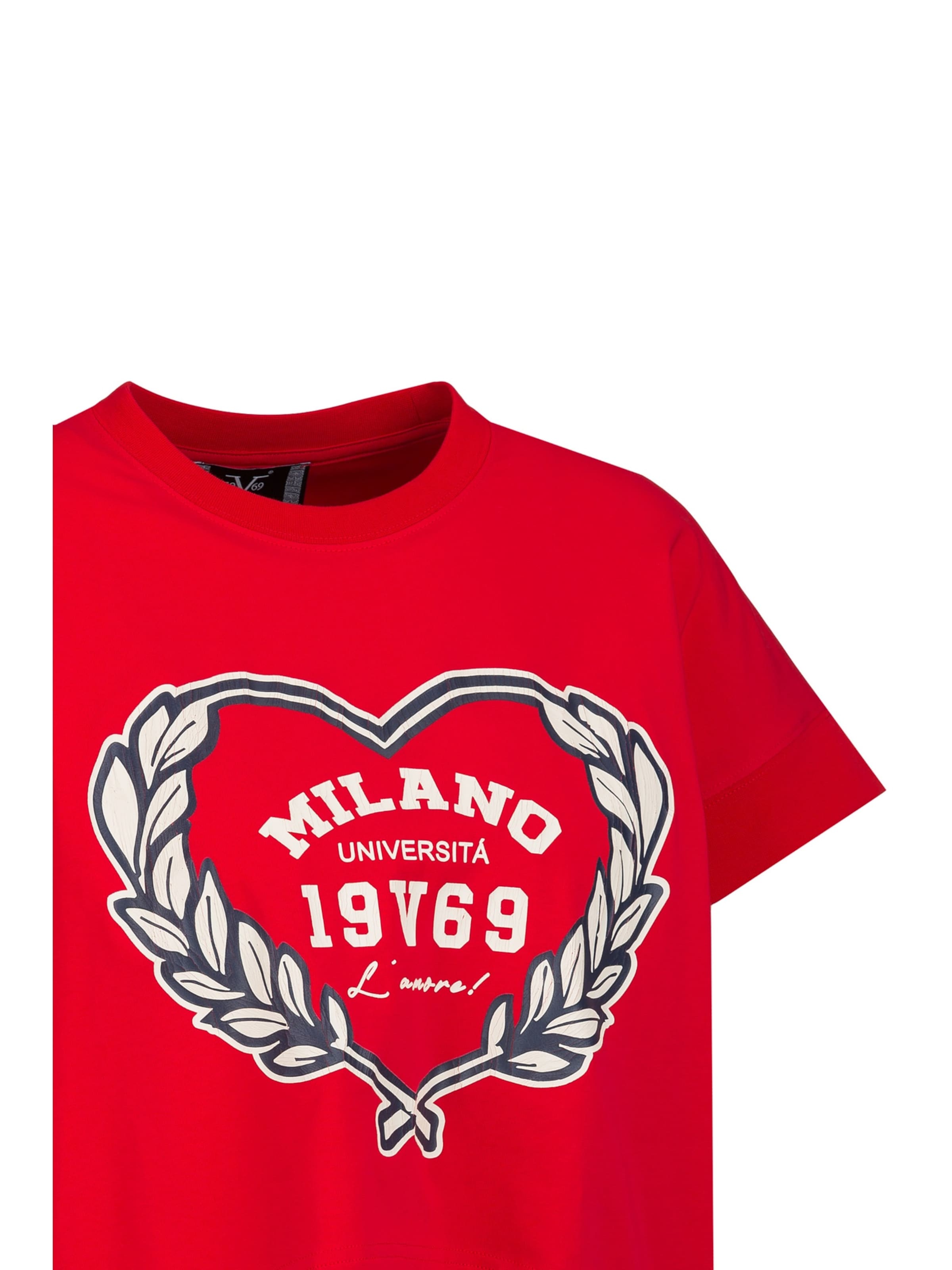 19V69 ITALIA Shirt 'Beppa College' in Red