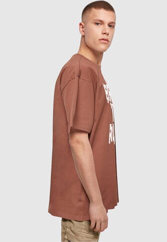 Merchcode Shirt 'Break The Rules 2' in Brown