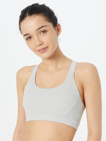 KUUNO Bustier Sport-BH in Grau: Vorderseite