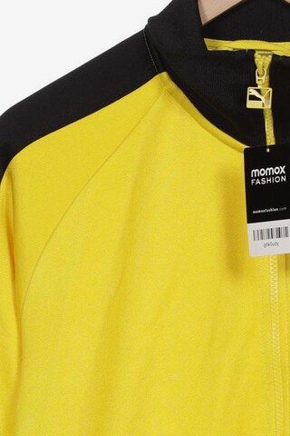 PUMA Sweatshirt & Zip-Up Hoodie in M in Yellow