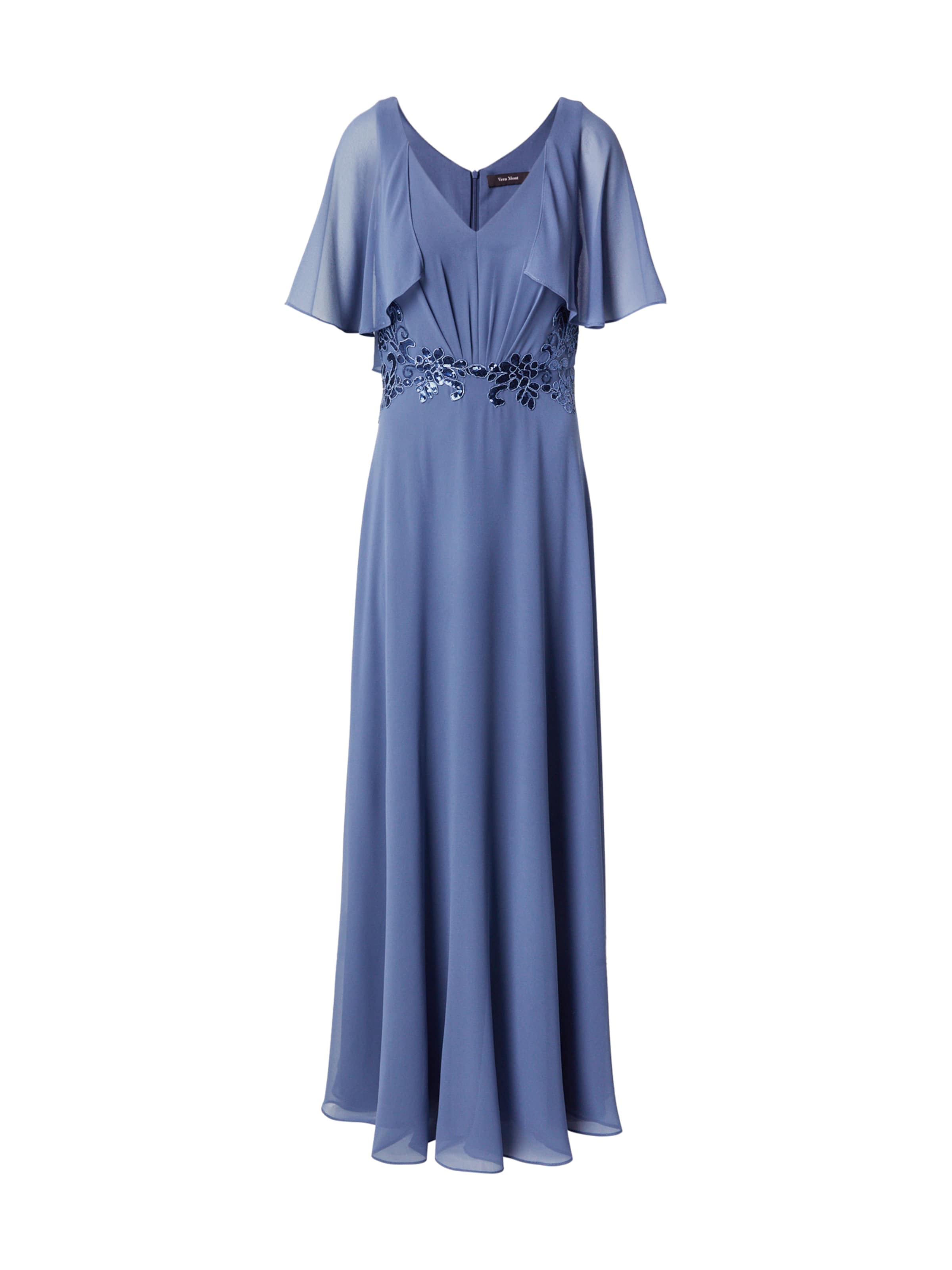 Vera Mont - Vestido de noche en azul: frente
