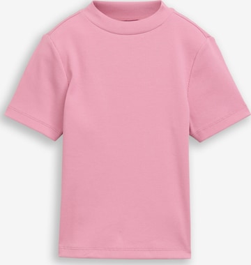 T-Shirt TOM TAILOR en rose : devant
