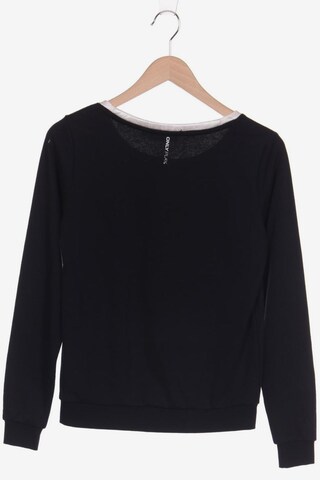 ONLY Sweatshirt & Zip-Up Hoodie in S in Black