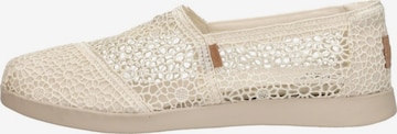 TOMS Classic Flats 'Alpargata Plus' in Beige: front