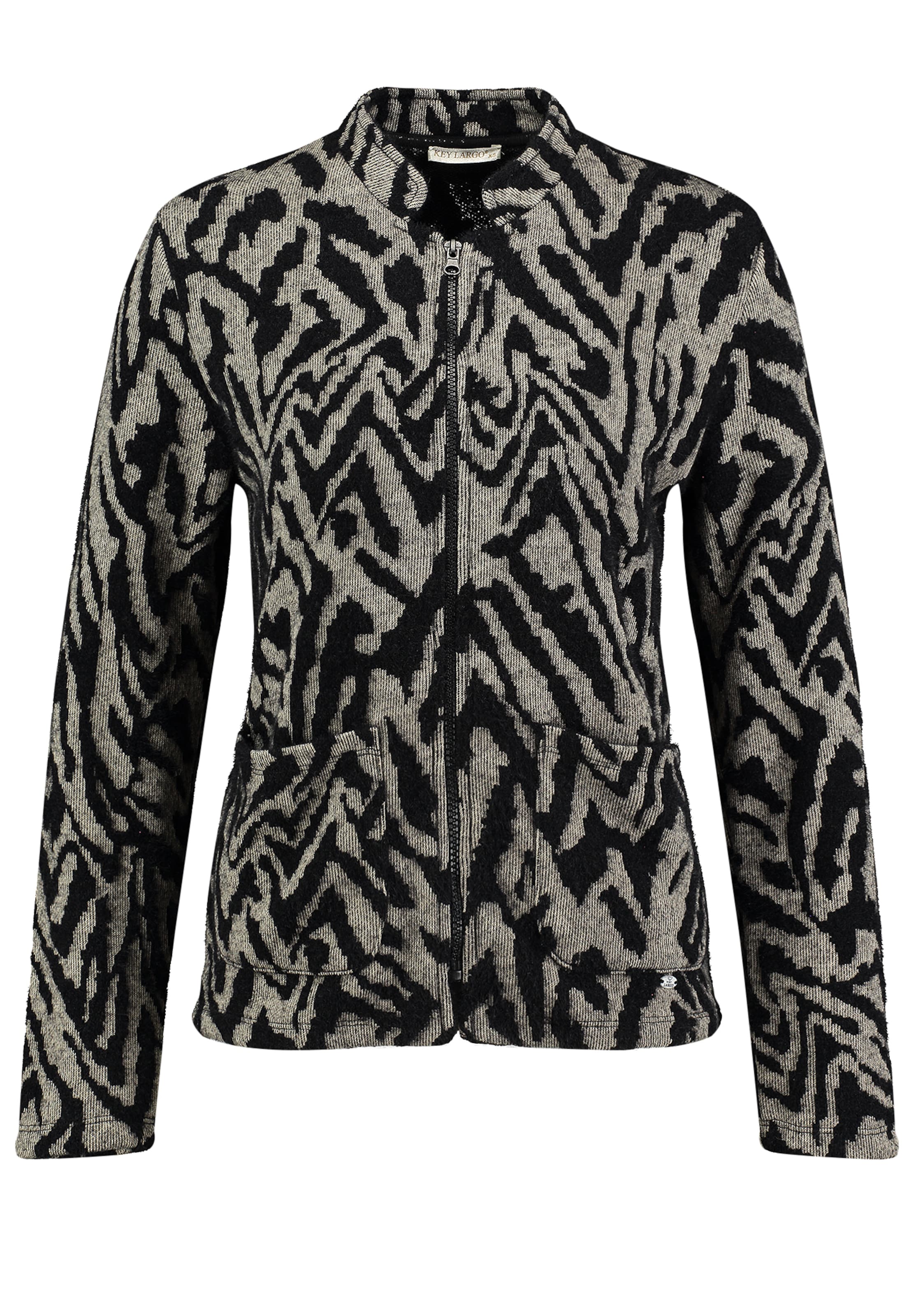 Key Largo Вязаная кофта 'Cosmic' в Серый: спереди