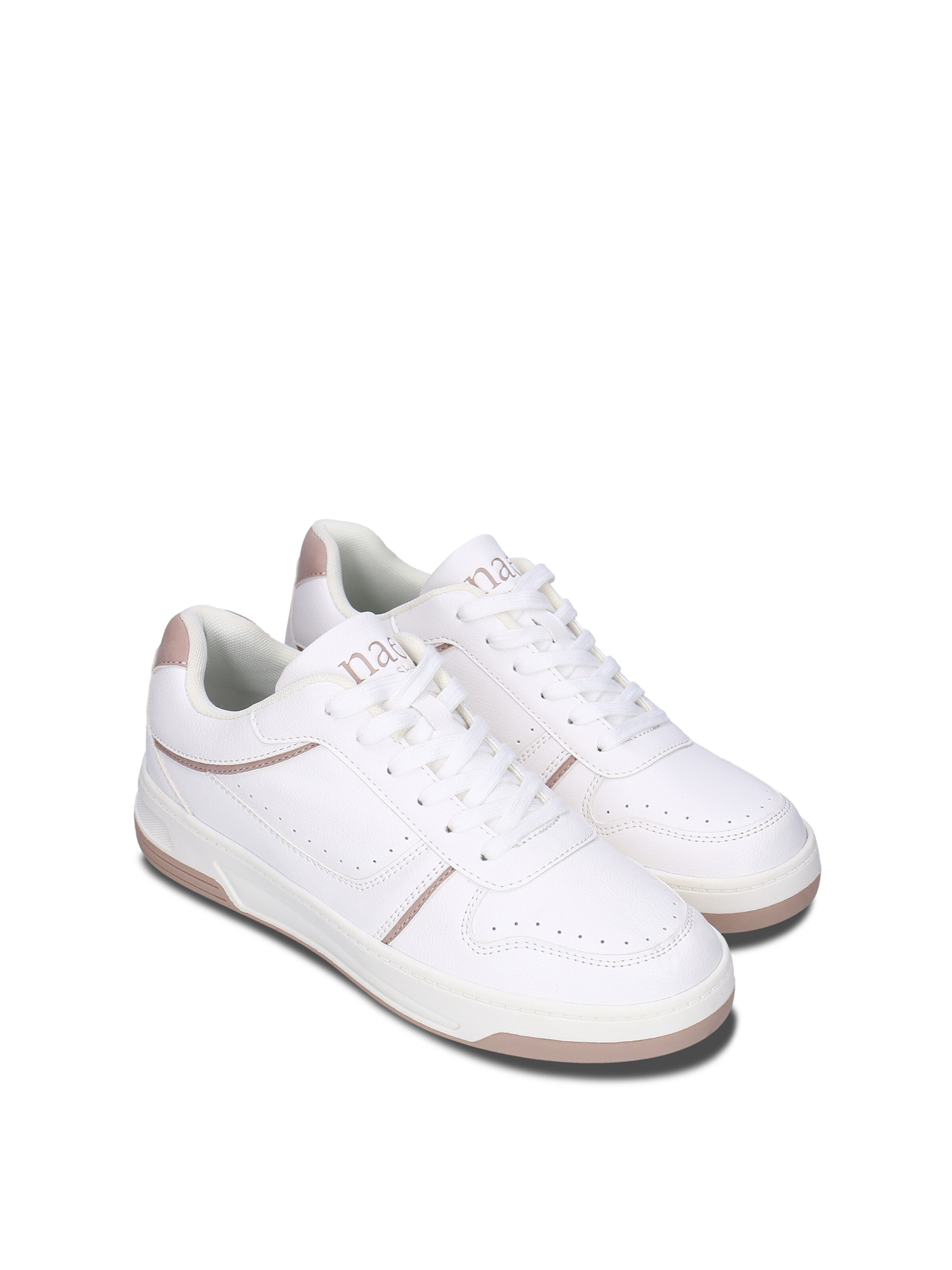 nae Vegan Shoes Platform trainers 'Dara' in White