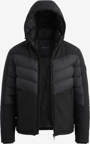 Veste fonctionnelle Ombre en noir : devant
