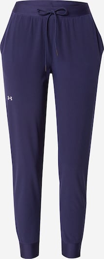 UNDER ARMOUR Sports trousers in Navy / White, Item view
