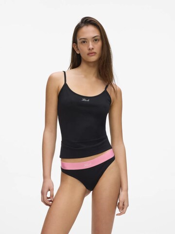 Karl Lagerfeld Tanga – pink: přední strana