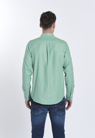 DENIM CULTURE Regular fit Overhemd ' FYODOR ' in Groen