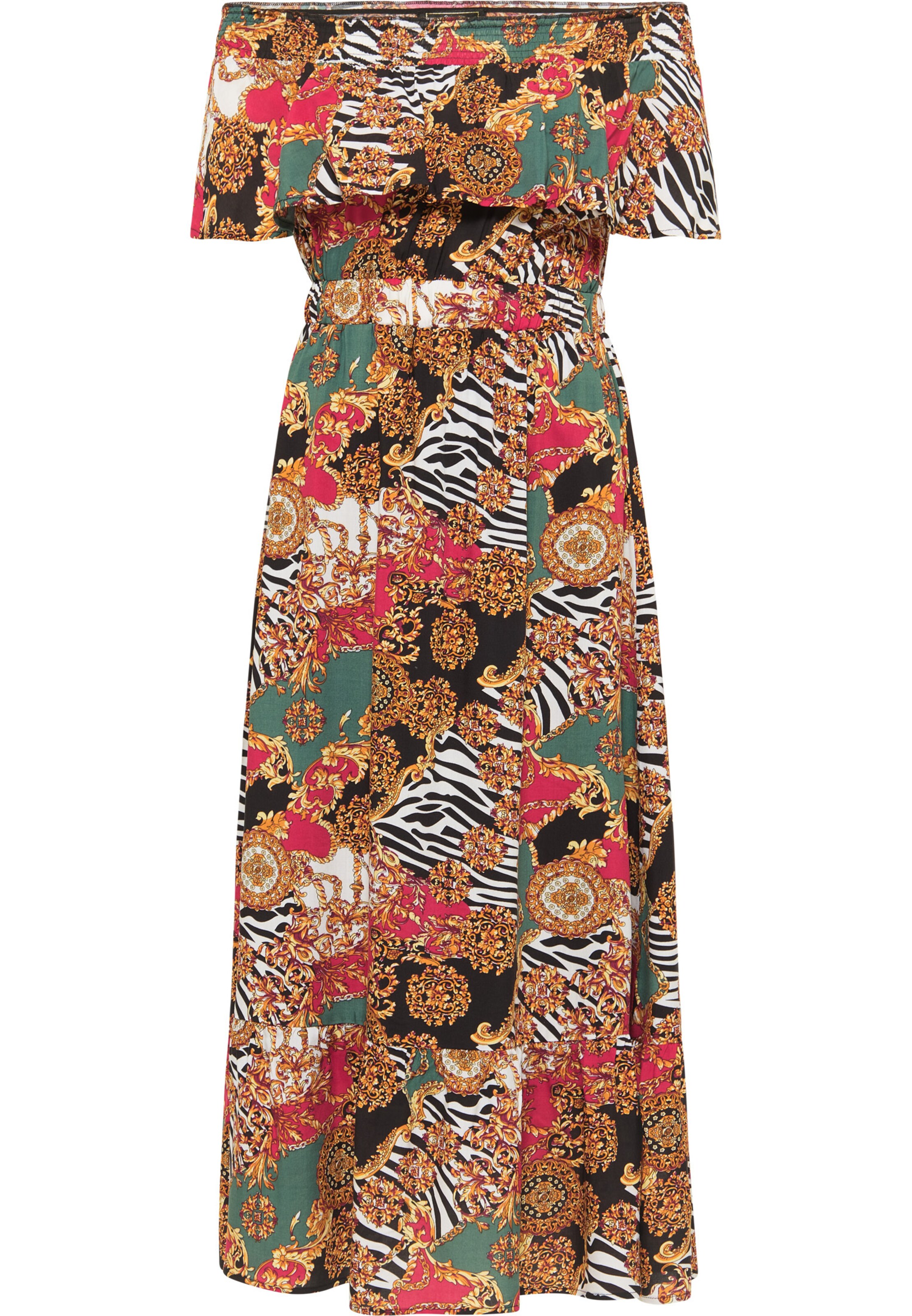 faina Letné šaty - Červená: predná strana