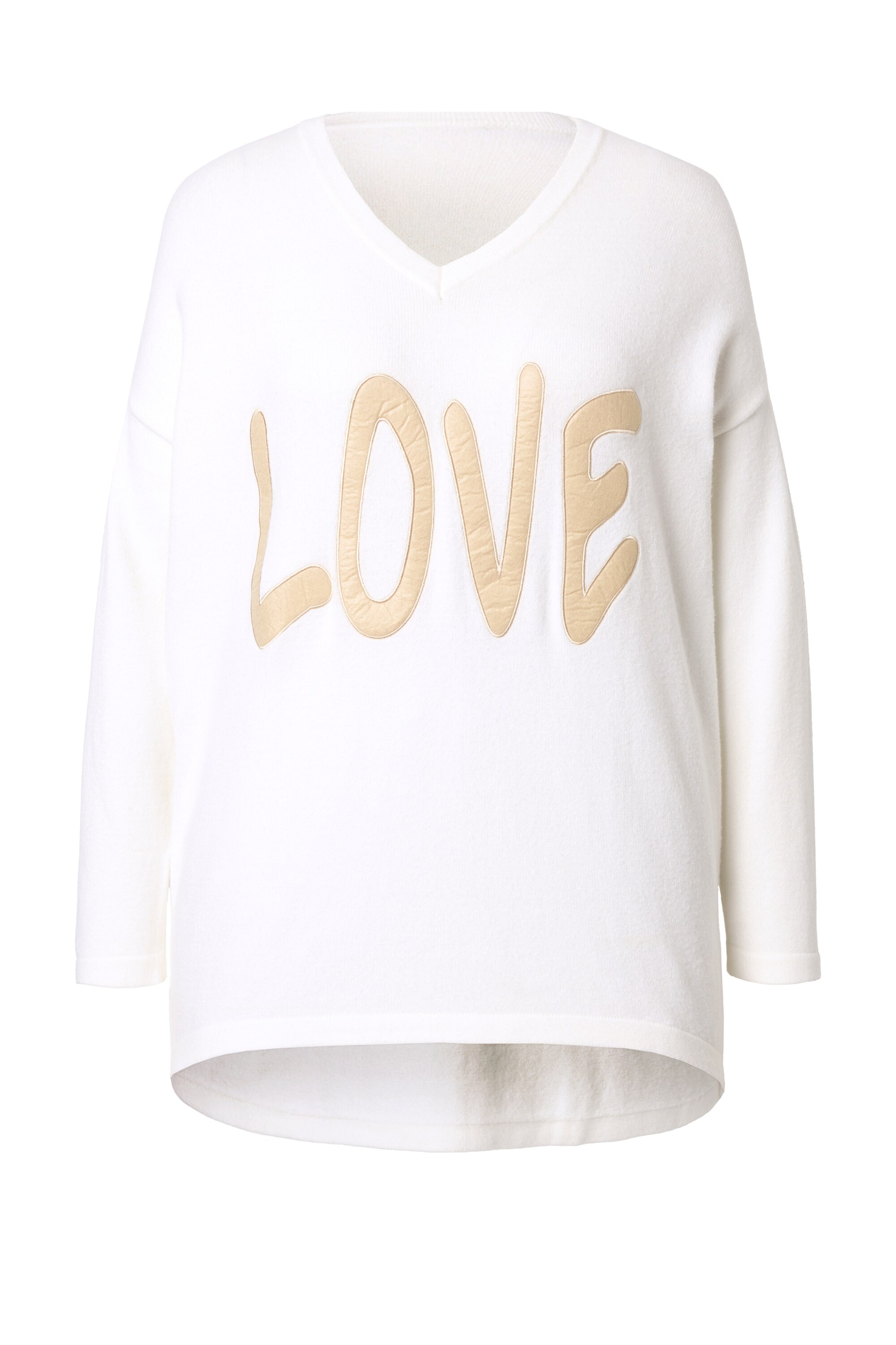MIAMODA Sweater in White: front