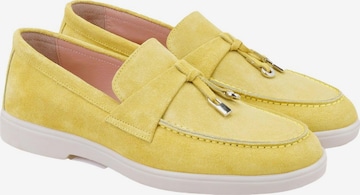 Desa Moccasins 'Slip-Ons' in Yellow: front