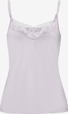 Haut 'Eva' Hanro en violet : devant