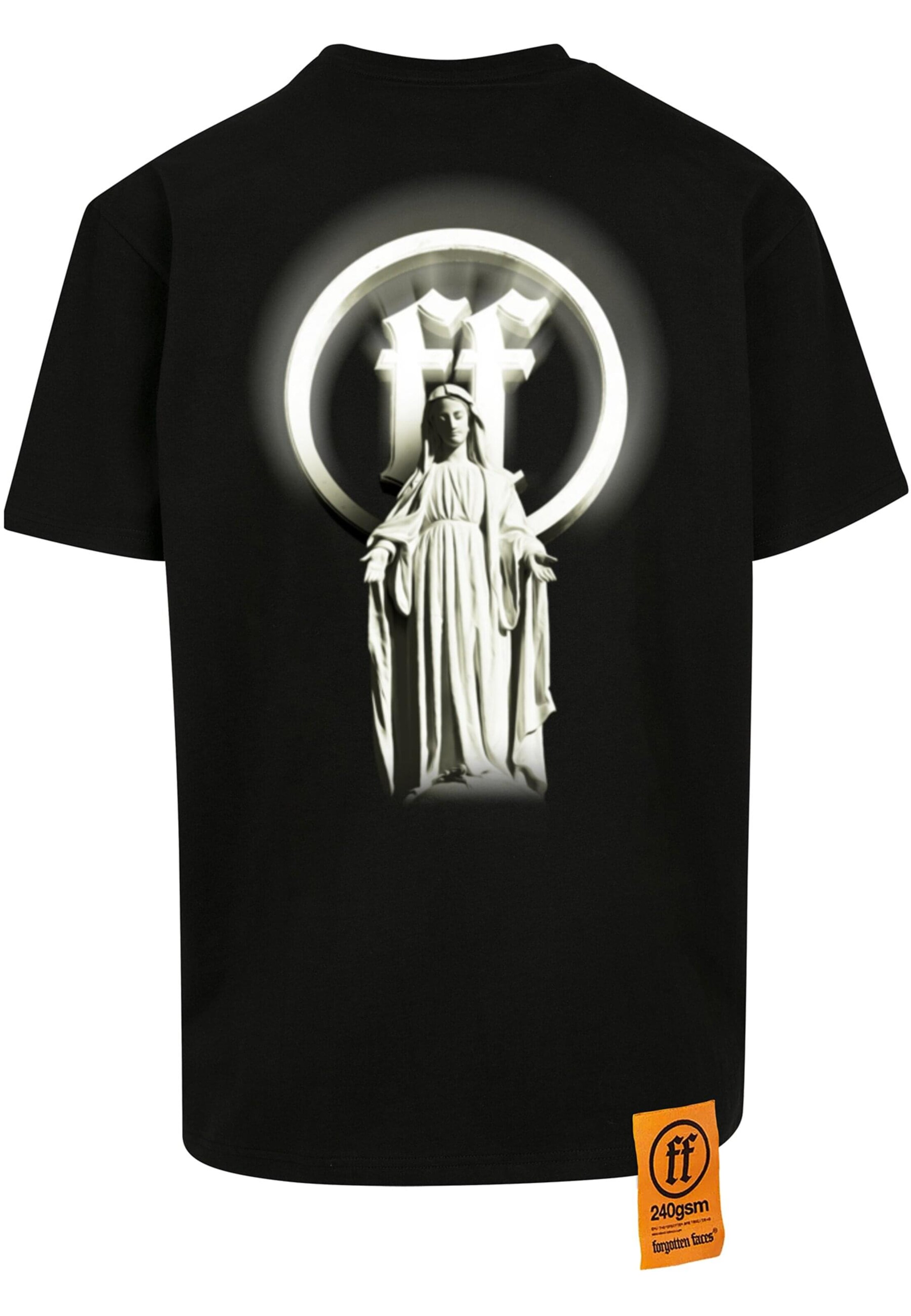 Forgotten Faces Shirt in Schwarz