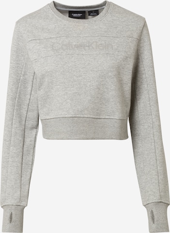 Calvin Klein Sport Sweatshirt in Grey: front