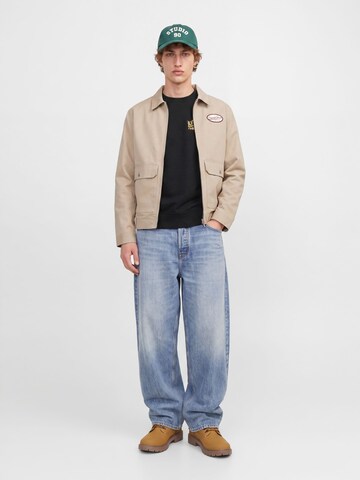 Felpa di JACK & JONES in nero: frontale