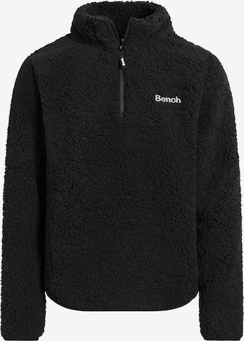 BENCH Fleece Jacket 'Escapo' in Black: front