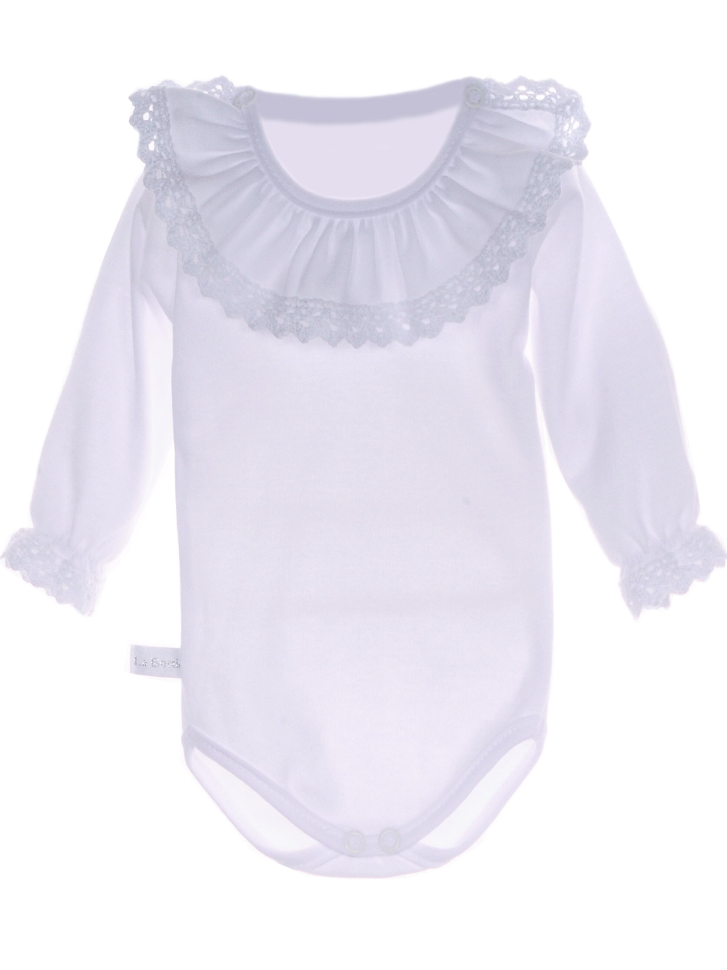 La Bortini Strampler/Body‌‌‌‌‌‌‌‌ in Weiß: Vorderseite