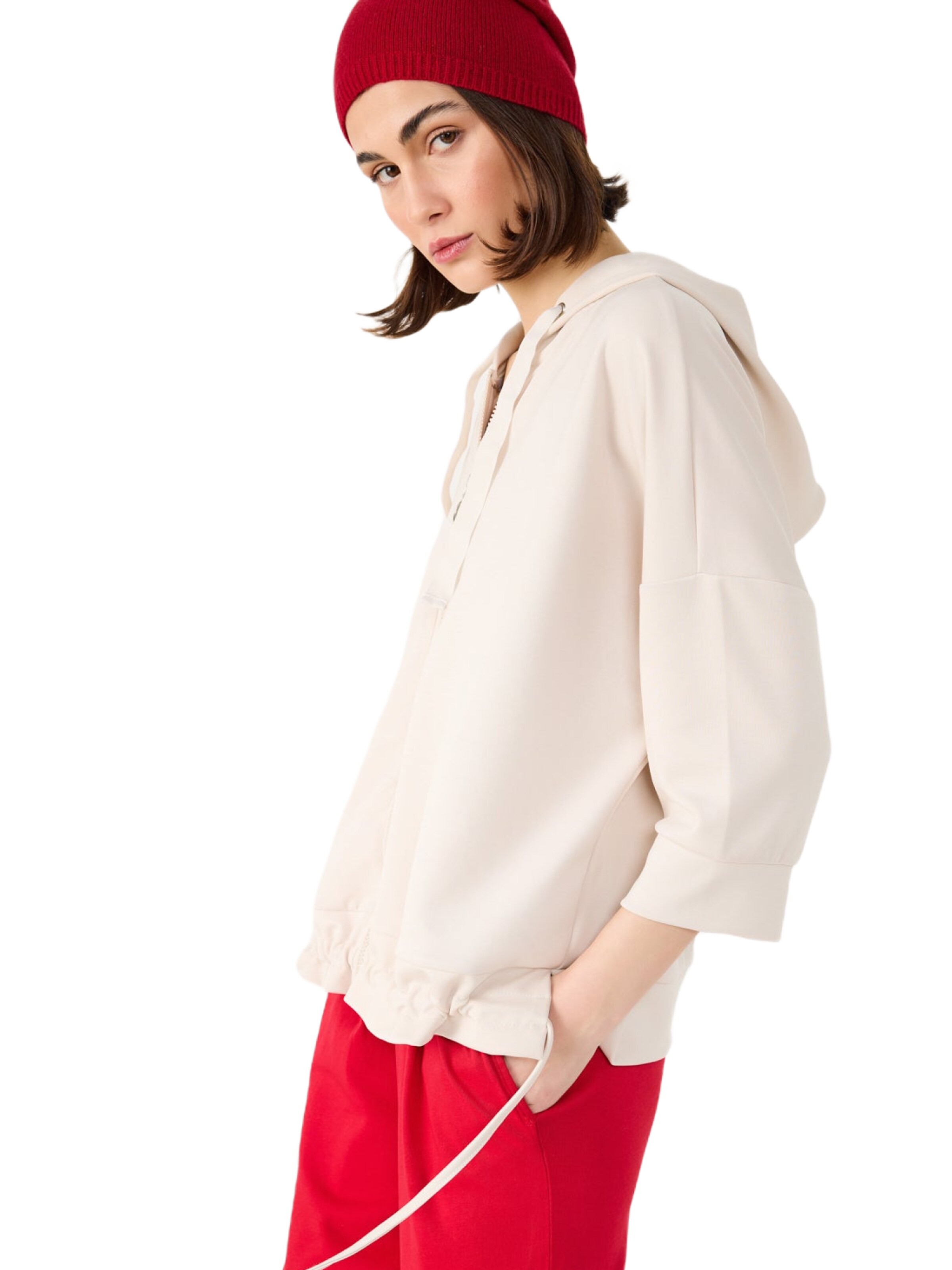 No Matter What Sweatvest in Beige