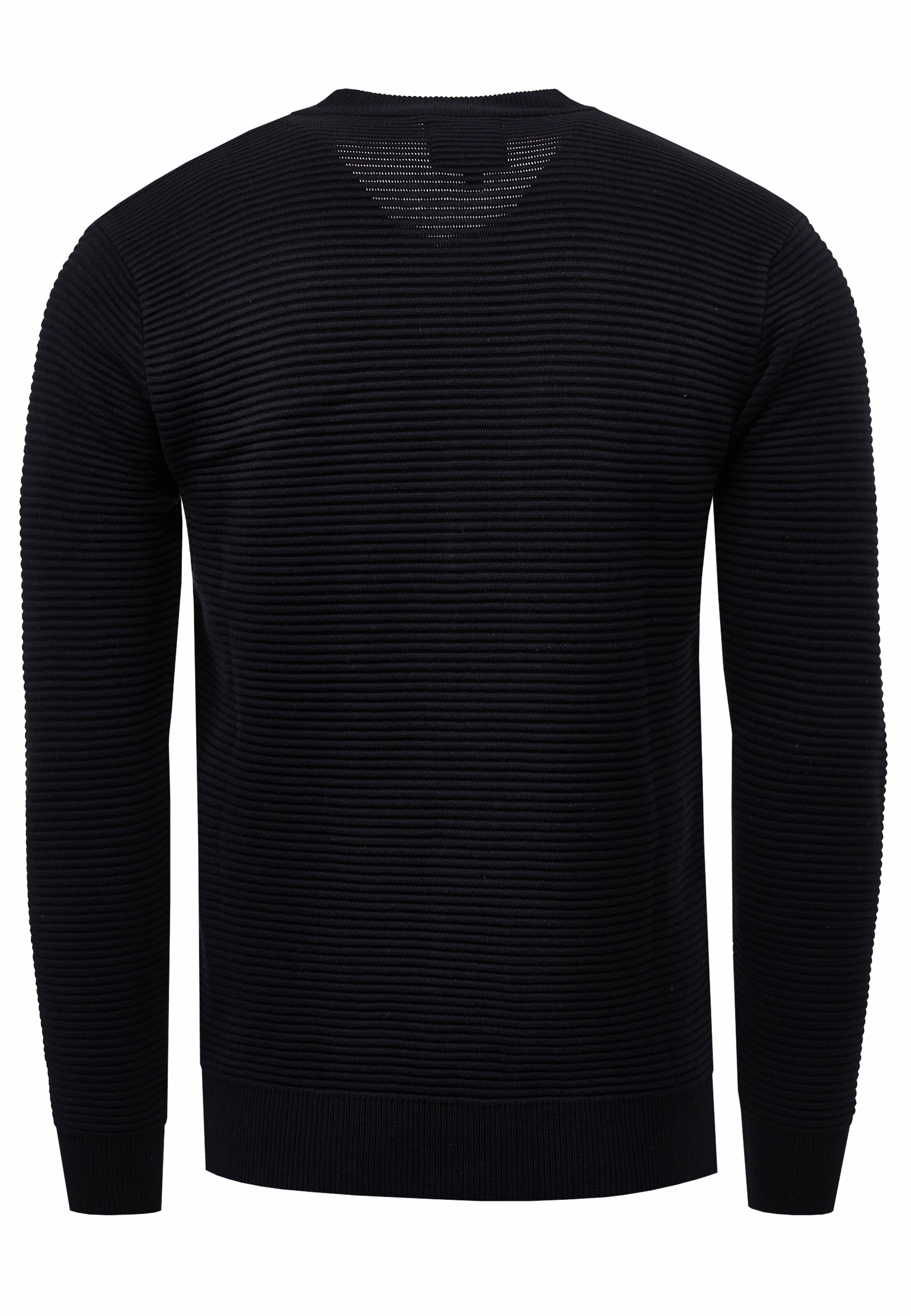 Rusty Neal Gebreid vest in Zwart