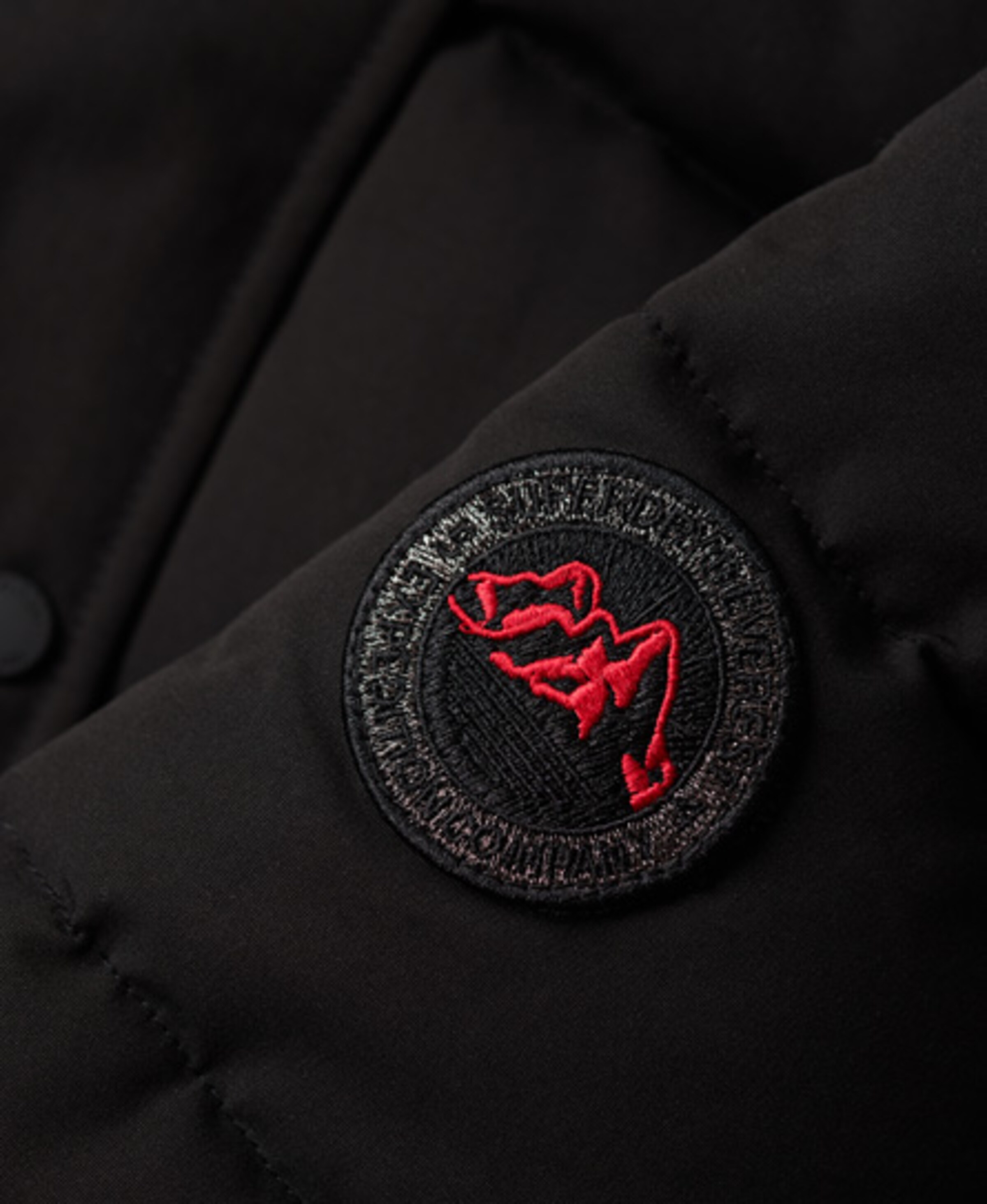 Superdry Winter Coat 'Everest' in Black