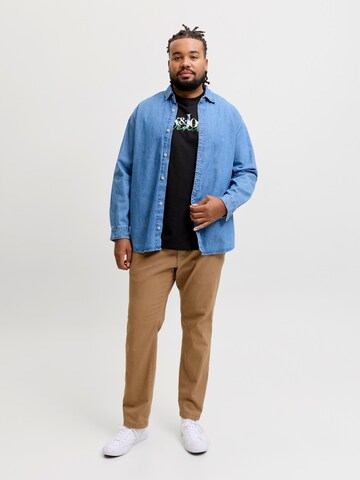 Jack & Jones Plus Μπλουζάκι 'JJTom' σε μαύρο