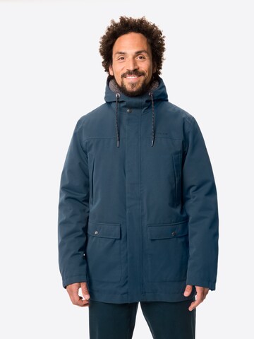 VAUDE Outdoorjas 'Manukau II' in Blauw: voorkant