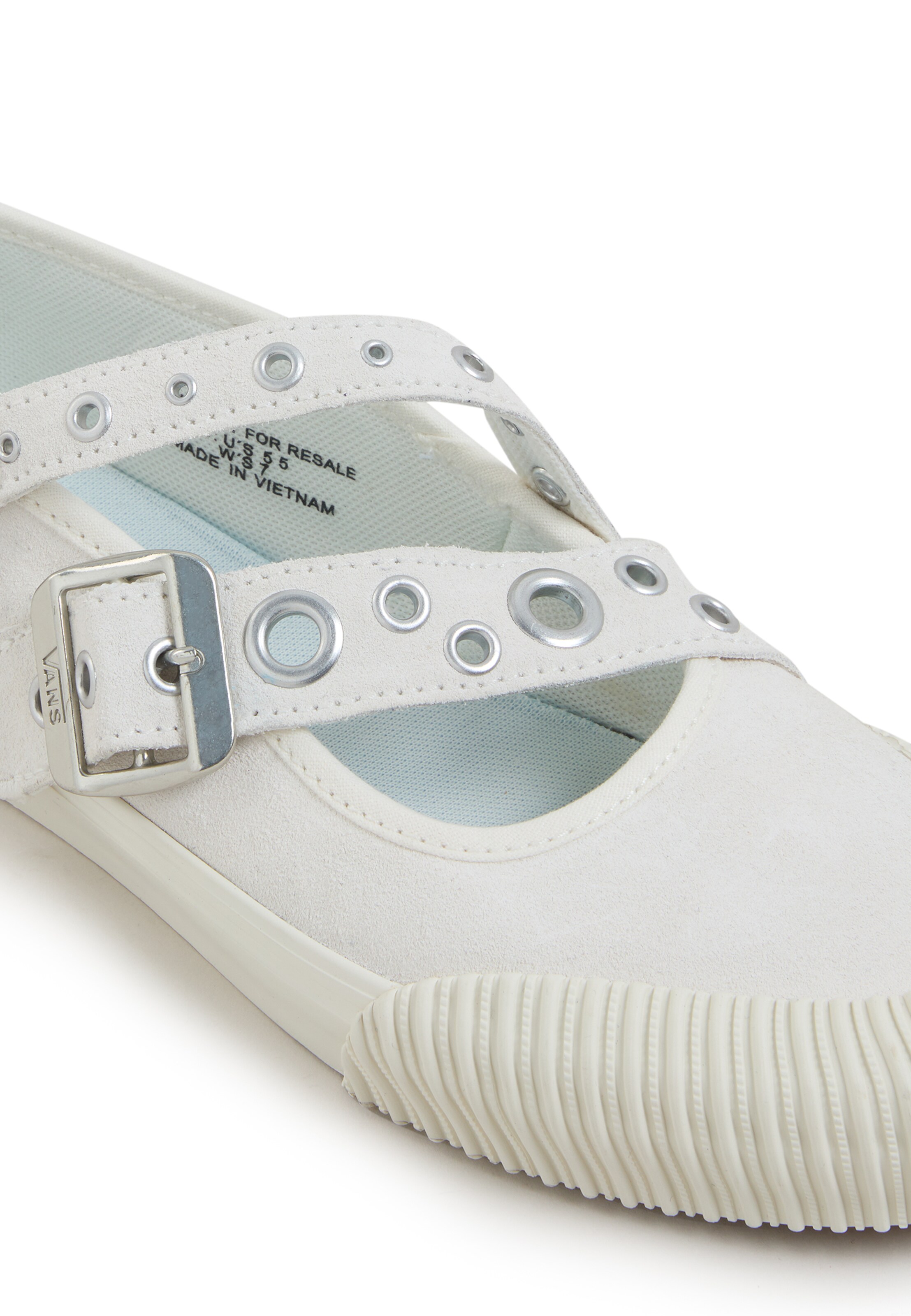 VANS Балетки с ремешком в Белый