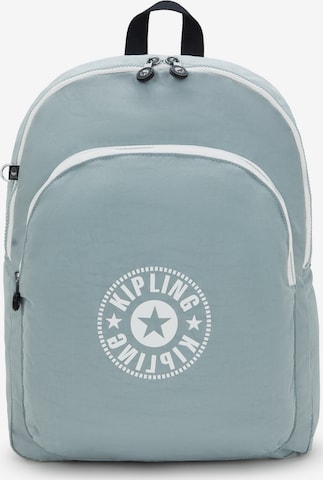 KIPLING - Mochila 'Curtis' em azul: frente
