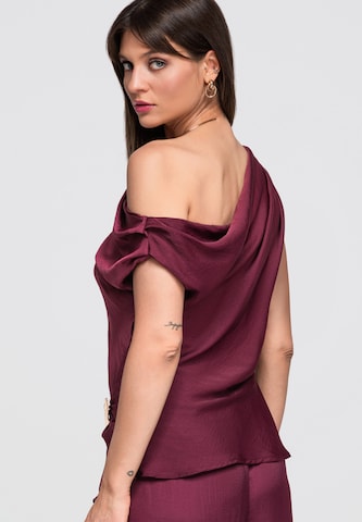 Ombre Blouse in Lila