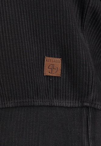 Key Largo Sweatshirt 'Captain' in Black