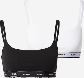 Soutien-gorge HUGO en noir : devant